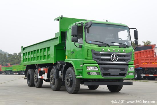 大运 f7重卡 标载型 320马力 8x4 5.6米自卸车(国六)(dyq3310d6fb)