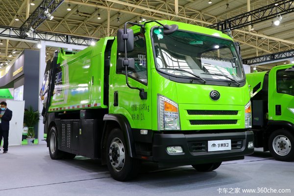 郑州宇通 W10 10.5T 4X2 纯电动压缩式垃圾车(YTZ5102ZYSD0BEV)