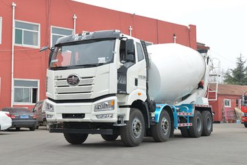 一汽解放 J6P 375马力 8X4 7.86方混凝土搅拌车(凌宇牌)(CLY5315GJB32E51)