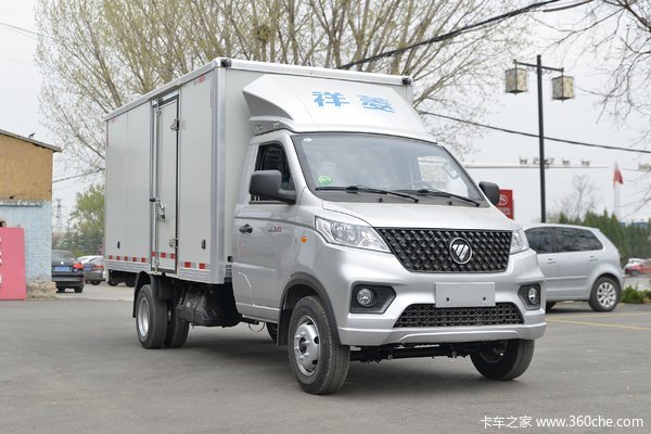 福田 祥菱V3 1.6L 122马力 3.7米单排厢式微卡(国六)(BJ5030XXY5JV7-32)