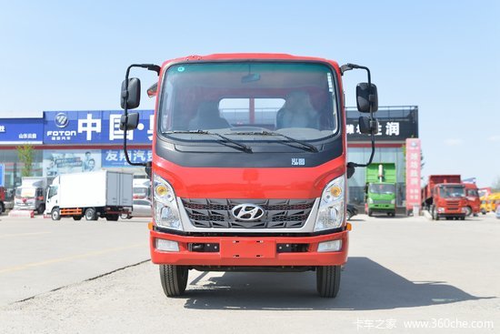 现代商用车 泓图200 88马力 4x2 3.37米排半栏板轻卡(chm1041edf28v)