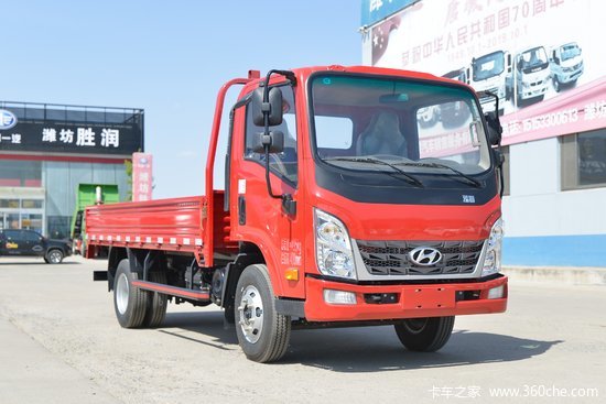 现代商用车泓图200116马力4x24145米单排栏板轻卡cnj1041edf33v