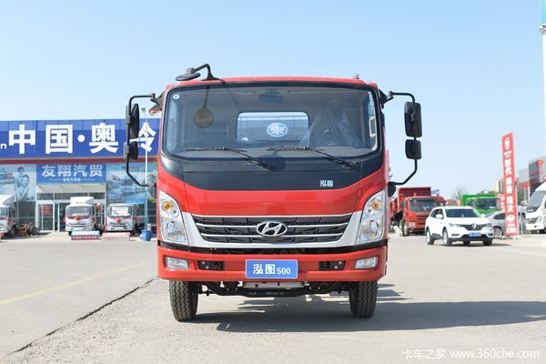 现代商用车 泓图500 156马力 4.165米单排厢式轻卡(CHM5044XXYQDA33V)