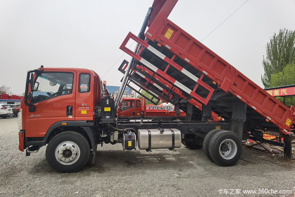 中国重汽HOWO 悍将 4X2 200马力 4.14米自卸车(双