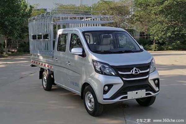 长安凯程 星卡 1.5L 长轴版 基本型 107马力 汽油 2.55米双排仓栅式微卡(国六)