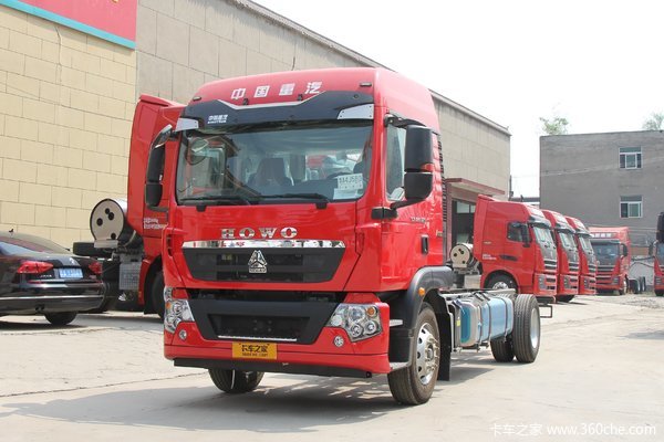 中国重汽 HOWO TX 豪华版 250马力 4X2 6.8米仓栅式货车(国六)(ZZ5187CCYK501GF1B)