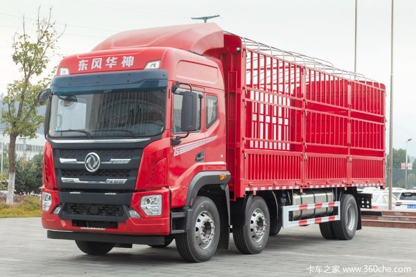 东风华神 T5 基本型 350马力 6X2 9.6米排半仓栅式载货车(国六)(小电瓶)(EQ5251CCYL6D68)