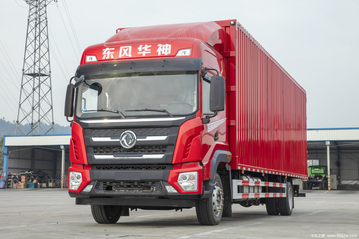 东风华神 T5 240马力 4X2 9.8米厢式载货车(国六)(速比4.11)