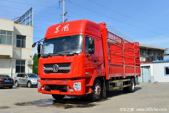 东风多利卡d9k220马力4x268米仓栅式载货车国六eq5181ccyl9cdgac