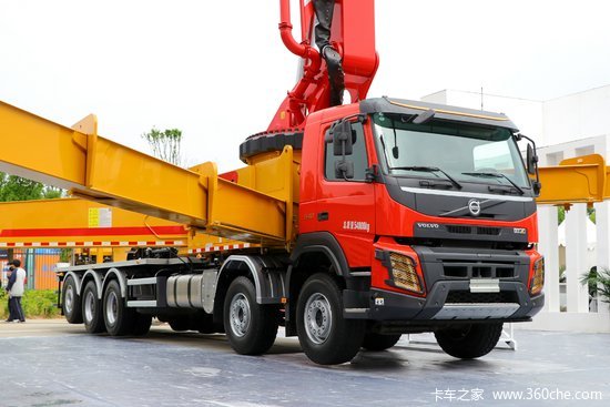 沃尔沃 fmx重卡 540马力 10x4 5桥 三一68米混凝土泵车(sym5540thbv)