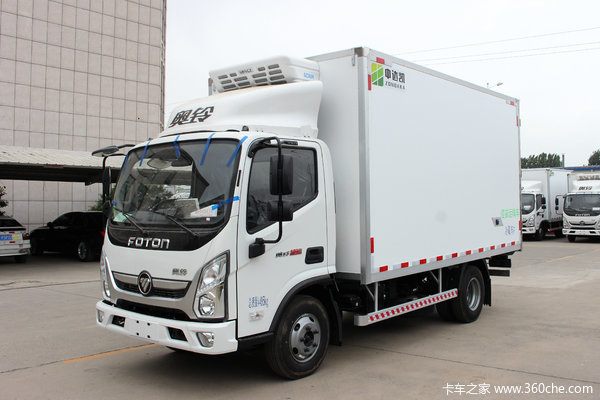 福田 奥铃速运 156马力 4X2 4.08米冷藏车(国六)(中达凯牌)(ZDK5044XLC)