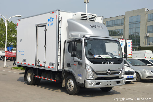 福田 奥铃新捷运 130马力 4X2 4.08米冷藏车(新飞牌)(XKC5040XLC6B)