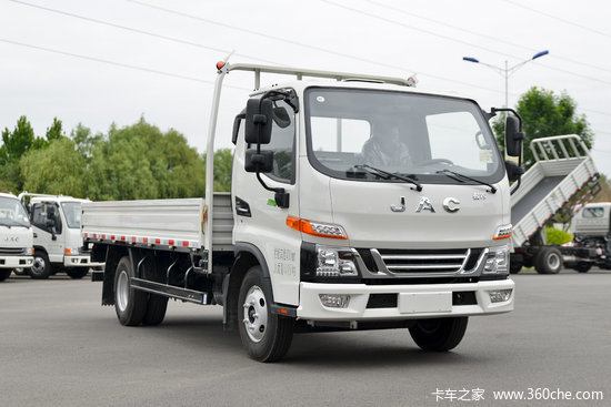 江淮骏铃v5152马力418米单排栏板轻卡国六hfc1043p31k6c7s