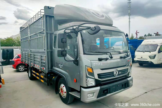 东风凯普特星云k7豪华版185马力48米排半仓栅式轻卡国六eq5121ccy8td