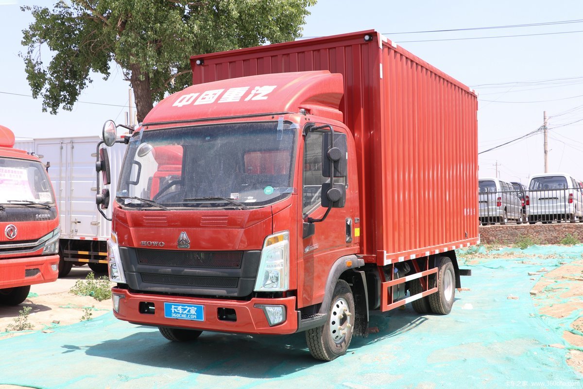 中国重汽HOWO 悍将 156马力 4.15米单排厢式轻卡