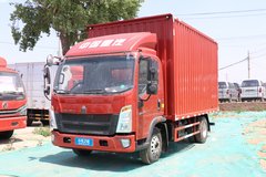中国重汽HOWO 悍将 130马力 4.15米单排厢式轻卡(ZZ5047XXYF3114F145) 卡车图片