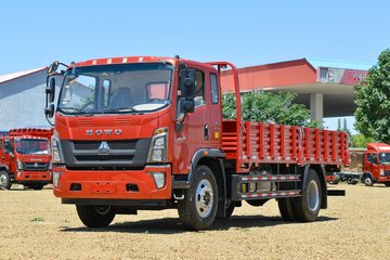 中国重汽howo 统帅 190马力 5.2米排半栏板轻卡(zz1147h42.