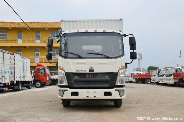 中国重汽HOWO 悍将 127马力 4.15米单排厢式轻卡(ZZ5047XXYF3114F145)