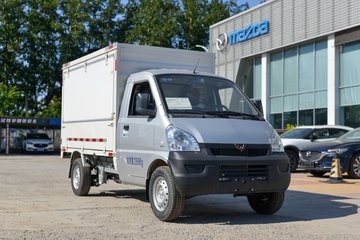 五菱荣光小卡15l107马力汽油2285米单排翼开启厢式微卡lqg5029xykp6