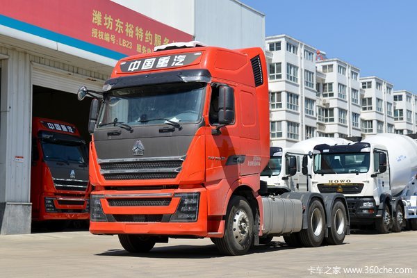 中国重汽 HOWO TH7重卡 540马力 6X4 AMT自动挡牵引车(国六)(ZZ4257V324HF1B)