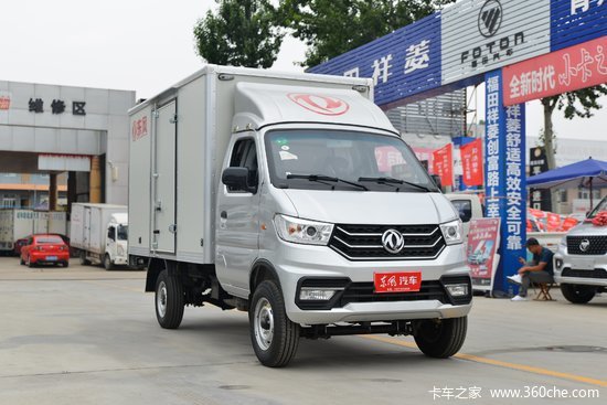 东风小霸王w0813l91马力305米单排厢式轻卡国六eq5031xxy60q4ac