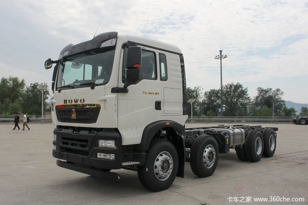 中国重汽HOWO TX 350马力 8X4 5.8米自卸车(国六)(ZZ3317V306GF1)