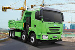 南京金龙 开沃新能源 8X4 5.6米换电式纯电动自卸车(NJL3310ZHJBEV2)350.7kWh