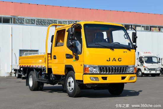 江淮骏铃e3129马力32米双排栏板轻卡国六hfc1041r13k1c7s