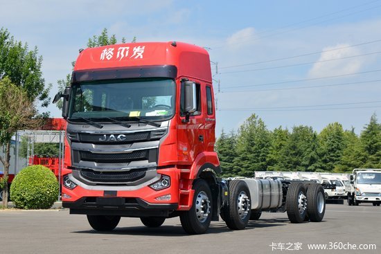 江淮 格尔发a5w重卡 超值版 350马力 8x2 9.
