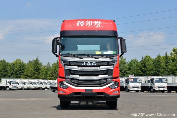 江淮 格尔发A5WⅢ重卡 350马力 8X2 9.7米厢式载货车(HFC5311XXYP1K5G43S)