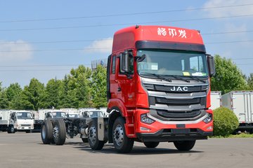 江淮 格尔发A5W重卡 超值版 350马力 8X2 9.4米厢式载货车(国六)