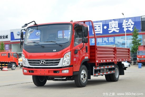 现代商用车泓图500156马力4165米单排栏板轻卡chm1090qda33v