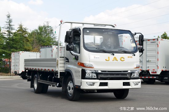 江淮帅铃e中体160马力422米单排栏板轻卡国六hfc1045p32k2c7s