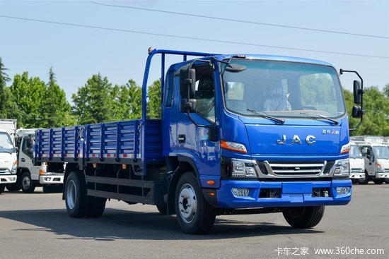 江淮骏铃a8160马力4x2385米排半栏板轻卡hfc1048b31k1c7s