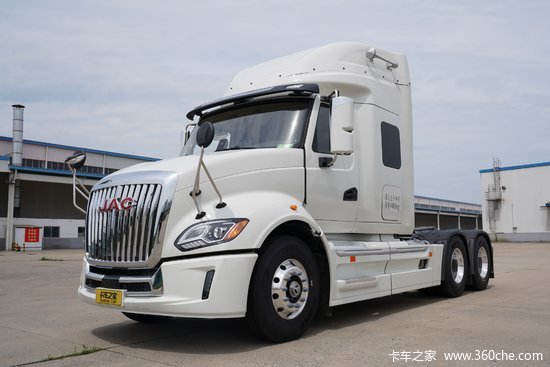 江淮格尔发v7重卡560马力6x4amt自动挡长头牵引车国六hfc4253c1k7e45