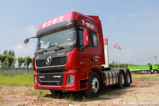 陕汽重卡 德龙x5000 480马力 6x4牵引车(速比3.7)(国六)(sx4259xd4q1)