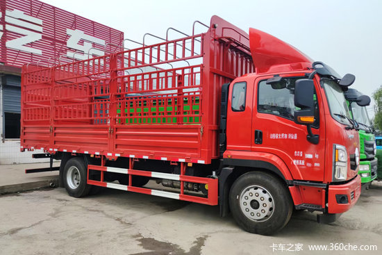 湖北大运致胜复合型230马力4x2675米仓栅式载货车国六dyq5188ccyd6ab