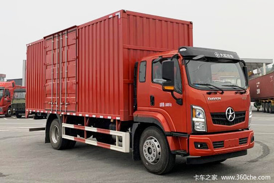 湖北大运 致胜 200马力 4x2 6.2米厢式载货车(国六)(dyq5188xxyd6ab)