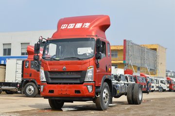 中国重汽HOWO 悍将 190马力 5.75米排半仓栅式载货车(国六)(ZZ5187CCYH4715F1) 卡车图片