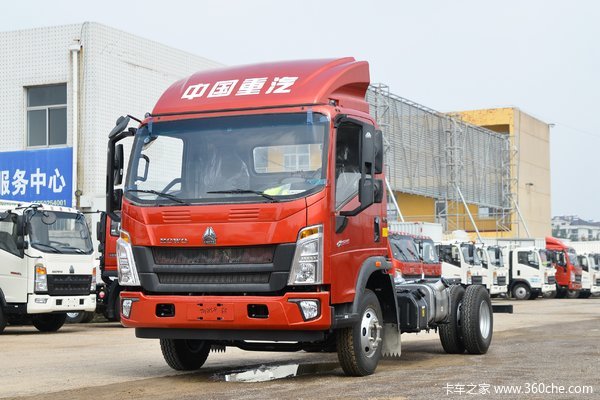 中国重汽HOWO 悍将 160马力 4.15米单排厢式轻卡(国六)(ZZ5047XXYG3215F145)