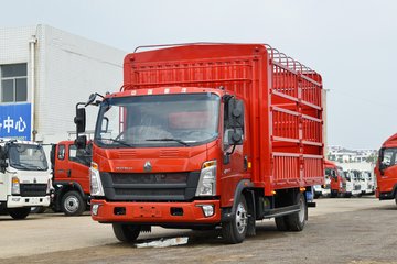 中国重汽HOWO 悍将 160马力 4.15米单排仓栅式轻卡(ZZ5047CCYG3215F145) 卡车图片