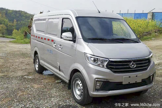 长安跨越跨越星v526t4495米纯电动厢式封闭货车