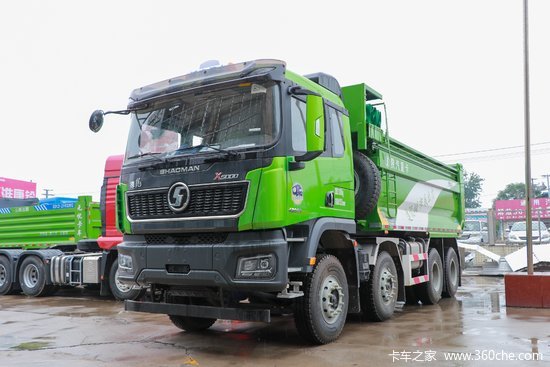 陕汽重卡德龙x5000430马力8x458米自卸车国六sx33195d276