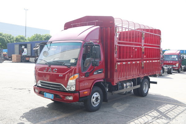 江淮康铃j6152马力382米排半厢式轻卡国六hf