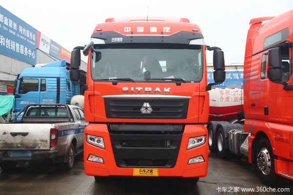 中国重汽 汕德卡SITRAK G7重卡 400马力 6X4 CNG牵引车(国六)(采埃孚)(ZZ4256V384HF1CB)