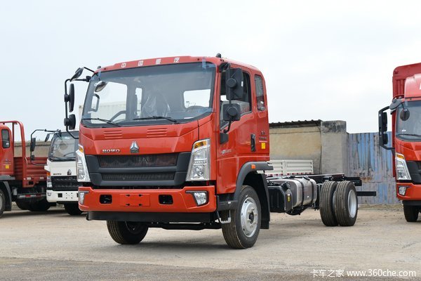中国重汽HOWO 悍将 160马力 5.2米排半栏板载货车(国六)(8挡)(ZZ1127H4515F1)