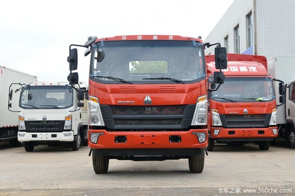 重汽HOWO轻卡载货车悍将在载货车进行优惠促销活动
