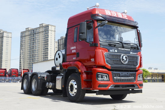 陕汽重卡德龙m3000s经典版460马力6x4lng牵引车国六sx4259md4tlq1