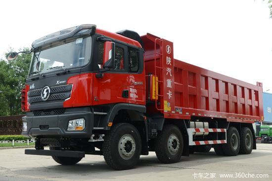 陕汽重卡 德龙x3000 550马力 8x4 8.8米自卸车(国六)(sx33195d506)