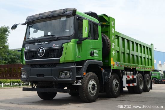 陕汽重卡德龙x5000550马力8x48米自卸车国六sx3319xd426